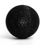 3D Printed Baskatball-Airless Basketball,Ultra - Quiet & No Pump Needed,High Bounce,Official Size 7#,Indoor, Gym & Outdoor Use
