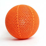 3D Printed Baskatball-Airless Basketball,Ultra - Quiet & No Pump Needed,High Bounce,Official Size 7#,Indoor, Gym & Outdoor Use